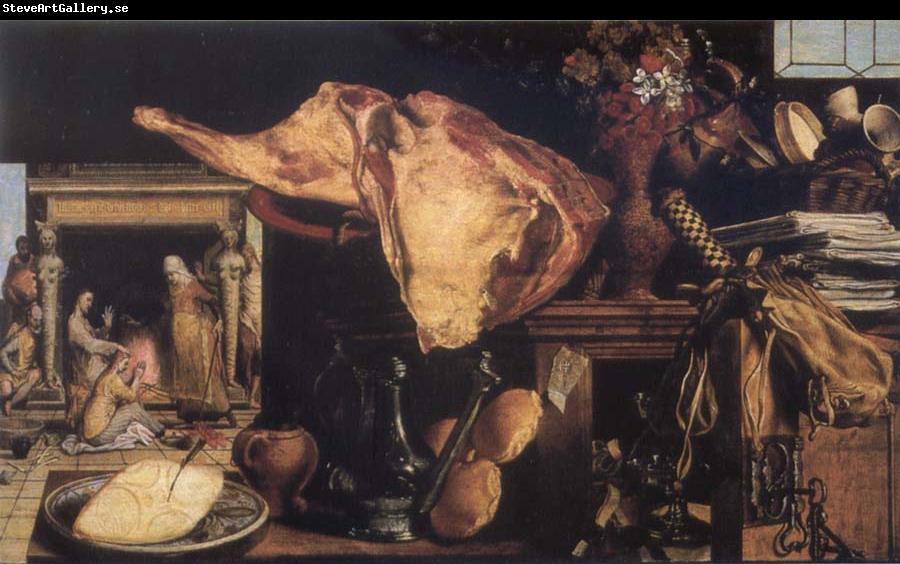 Pieter Aertsen Vanitas still-life in the background Christ in the House of Mary and Martha